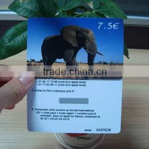 Pvc/paper Voip Recharge Card thumbnail-1