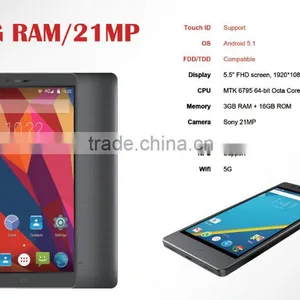 5.5 Inch MTK6795 4G Andriod 5.1 NFC Smart Phone thumbnail-1