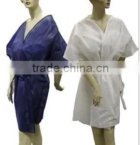 Non Woven PP Disposable Robe thumbnail-1