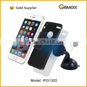 360 Degree Magnetic Car Mobile Phone Mount Holder for Car Dashboard and Windshields thumbnail-2