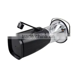 Plastic Body Hand Crank Lantern 6 LEDS Solar LED Lantern Portable thumbnail-2