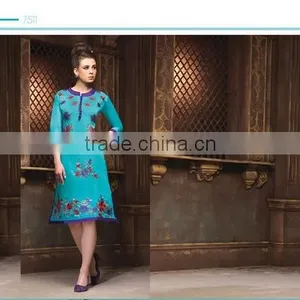 GEORGETTE DESIGNER KURTIS thumbnail-3