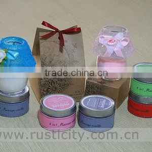 Shenzhen Rustic 2015 New Style 100% Natural Soy Wax Scented Candle in Big Candle Holder thumbnail-3
