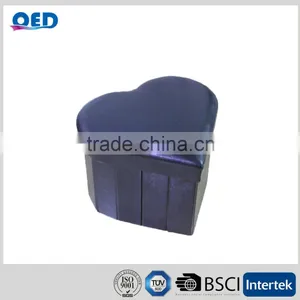 Heart Shape Foldable Storage Ottoman thumbnail-3