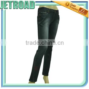 New Fashion 4 Way Stretch Knitted Denim Slim & Fit Low Waist Women's Jeans thumbnail-1