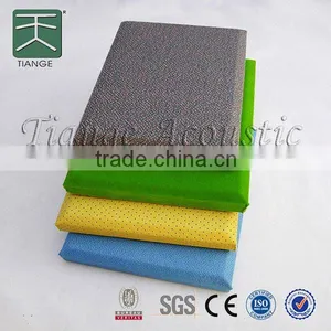 Hardened Resin Sound Absorbing Wall Fabric Room Divider Panels Reverberation Control thumbnail-1