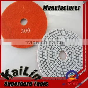 30#-3000# 4inch/100mm Diamond Wet Polishing Pad for Stone Quality Choice thumbnail-4