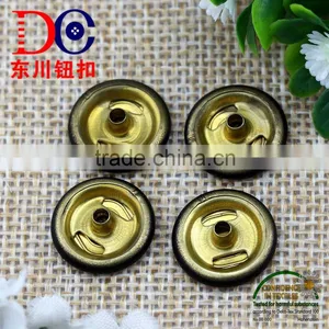 15mm Oeko- Tex Pass Black Custom Logo Metal Snap Button for Leather thumbnail-6