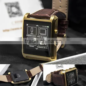 DM08 Smartwatch Luxury Leather IPS Business Wristwatch For Apple IPhone & Samsung Android Phone Luxury Bluetooth Smart Watch thumbnail-5