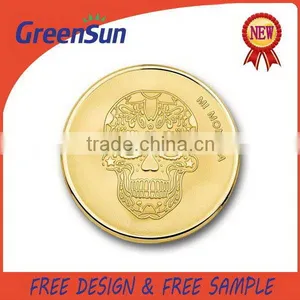 Supreme Quality Unique Gold Buddha Coin thumbnail-1