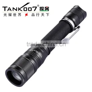 High Quality Zoom Flashlight Torch, With 2*AAA Battery 5 Modes 260 Lumens, From TANK007 Factory ZM112 thumbnail-5
