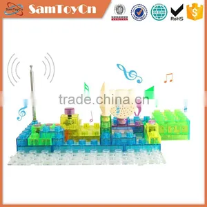 44PCS 120 Projects Kids Plastic Electronic Building Blocks thumbnail-1