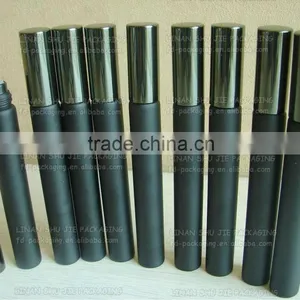 10ml Perfume Roll on Bottle, Black Color Vial, 35mm Gun Metal Cap thumbnail-1