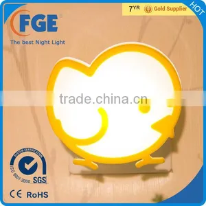 CE ROHS Cartoon Shaped LED Light Sensor Bedside LED Night Lamp thumbnail-3