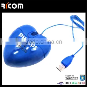 Wired Retractable Optical Usb Shenzhen Manufacturer Heart Shaped Mini Mouse thumbnail-1