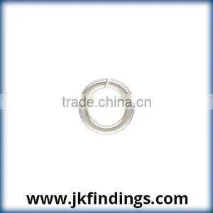 1/10th Silver Filled Jewelry Findings: Jump Ring 18ga .040x.230" (1.0x5.8mm) AT thumbnail-1