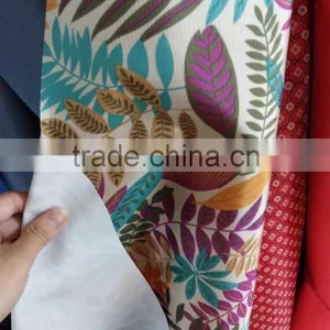 New Style Printed Fabric pu Backing in Hangzhou thumbnail-2