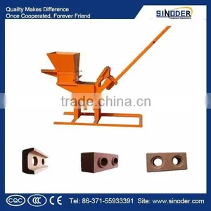 Sinoder Brand QMR2-40 Manual Interlocking Brick Machine,Manual Interlock Brick Making Machine,Manual Paving Block Making Machine thumbnail-1