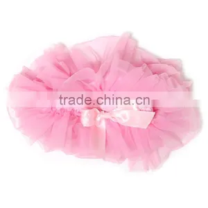 High Quality Baby Girls Comfortable Baby Girls Ruffle Shorts Triple Pants thumbnail-3