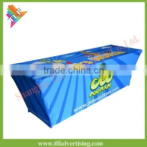 6ft and 8ft Exhibition Cheap Fabric Tablecloths thumbnail-1