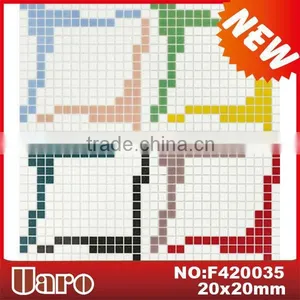 Multi-color Glass Art Mosaic Pattern thumbnail-1