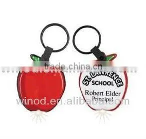 High Quality Promotional Gift Plastic Led Keyring thumbnail-1