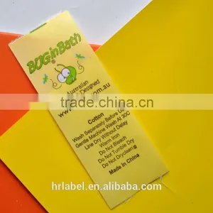 Colorful Printing Satin Care Main Labels thumbnail-1