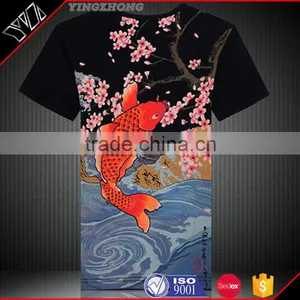 Custom Silk Screen Printing Men's Fashion Cotton Tee Shirts/tshirts Yingzhong Garment thumbnail-6