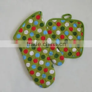 Baking Oven Mitts Microwave Oven Mitts Kitchen Tools Oven Mitt Cotton thumbnail-2