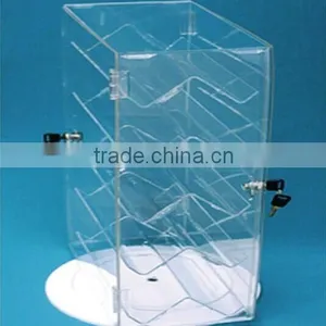 Transparent Acrylic Display Cabinet/showcase With Lock thumbnail-1
