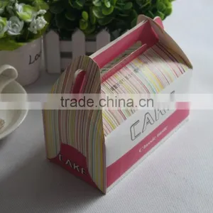Custom Kraft Paper Cake Box Small Packaging Box Food Paper Box in Guangzhou thumbnail-3