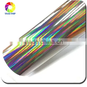 7 Colors 1.42*20m Air Release Bubbles ORANGE-green Rainbow Laser Holographic Wrapping Car Vinyl Car Wrap thumbnail-6