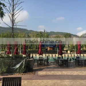 PVDF Tensile Fabric Architecture Membrane Structure River Corridor PVC Canopy Awning Walkway thumbnail-6