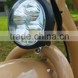 Newest! New Design Cool Fat Tire Electric Mountain Bike 48v 500w for Sale thumbnail-3
