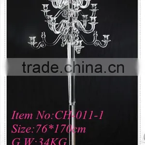 Model Wedding Crystal Candelabras For Table Centerpiece thumbnail-1