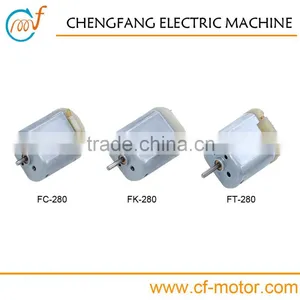Flat 12 Volt dc Motor for Door Lock FT-280, FC-280, FK-280 thumbnail-1