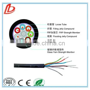 8 Core GYFTY Strength Member Non-armored Cable, GYFTY Fiber Optic Network Cable thumbnail-1