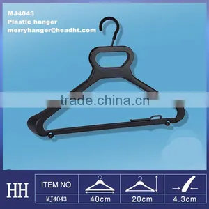 HH Brand New Desgin Multifuctional Recycled Platsic Hanger for Coat Suit Pant Tie thumbnail-1