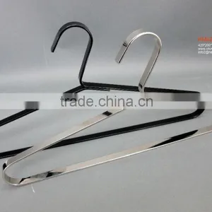 Metal Wide Board Clothes Top Hangers Black Adult Coat Hangers thumbnail-2