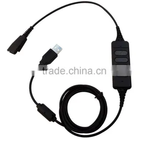 NEW! High Quality PLT Compatible Usb Adapter Voip Headset Adapter Usb Voip Adapter thumbnail-3
