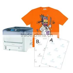 Yesion New T-shirts Self Weeding Transfer Paper /A4 Laser Dark No Cut Transfer Paper thumbnail-3