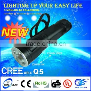 Battery Operated Small Aluminum Aaa Battery Flashlight thumbnail-1