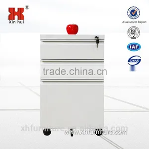 Black 3 Drawer Move Metal Cabinet thumbnail-4