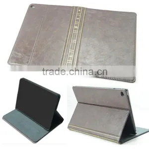 Classic Retro Book Style Leather Tablet Case for Ipad Mini Air Pro 2 3 4 5 6 for Samsung Galaxy Tab S Q Pro 2 3 4 5 for Dell thumbnail-1