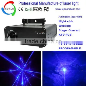 Single Blue 500mW Animation DJ Disco Laser Light thumbnail-1