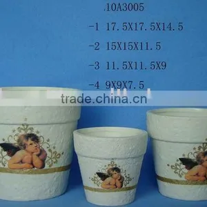 Christmas Terracotta Flower Planter thumbnail-1