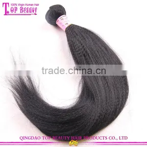 7A Grade Italian Yaki Straight 16 Inch Hair Weave Wholesale High End Quality Ebony Yaki Hair Weave thumbnail-1
