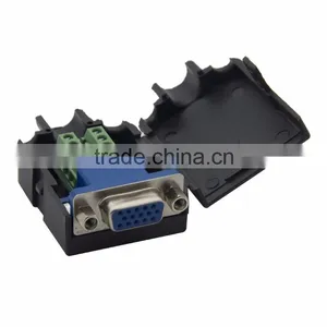 3+6 VGA DB15 Female Connector With Backside Screw Connection thumbnail-1