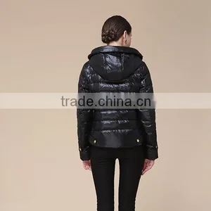 Lady's Fashion Dark Women Down Jacket for the Winter thumbnail-6