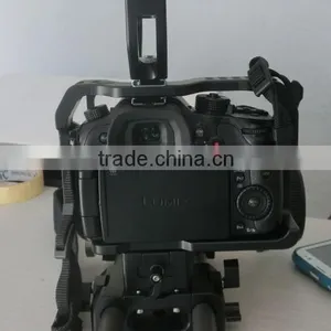 Pansonic GH4 Dslr Rig Shoulder Mount Kit With Detachable Handle Body Case and 15mm System Case thumbnail-4